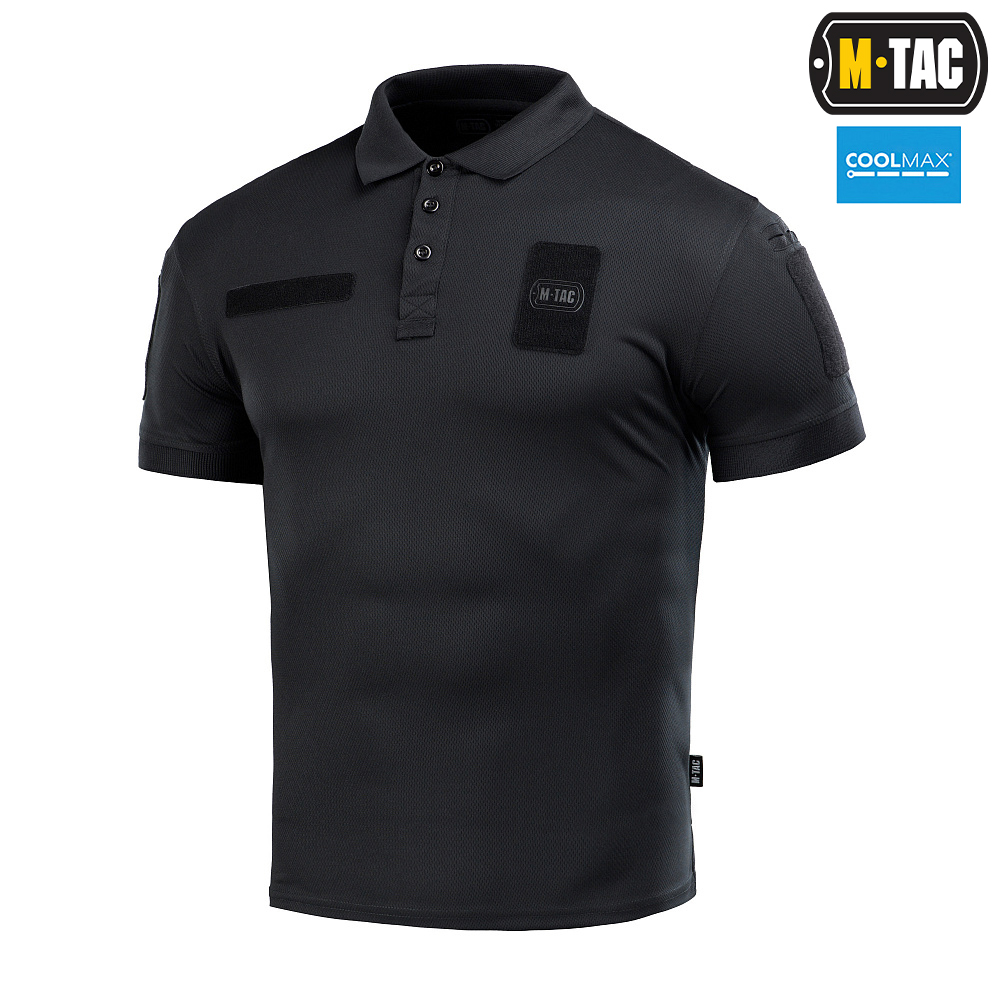 M-Tac koszula polo Elite Tactical Coolmax Black 2XL