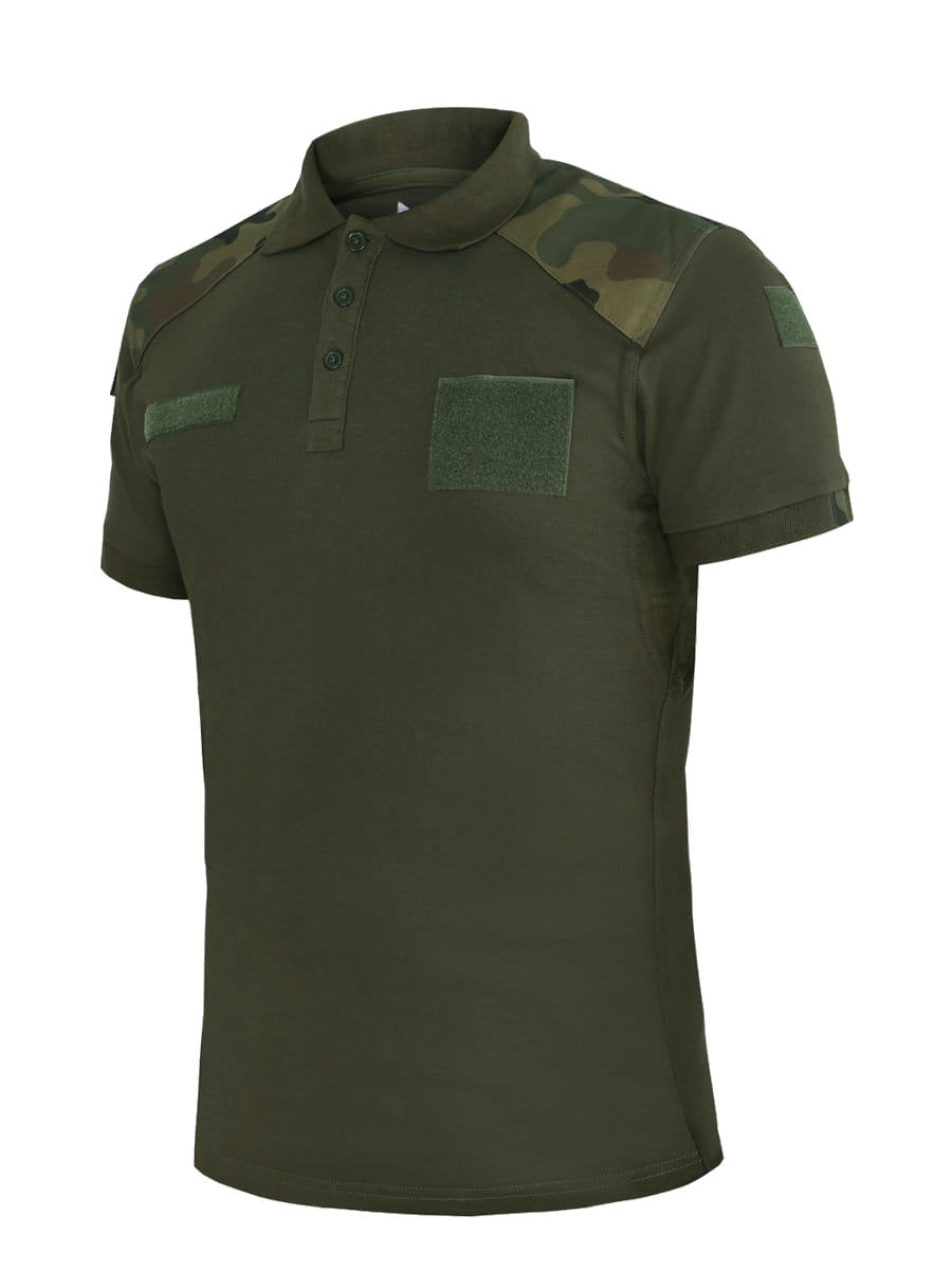 KOSZULKA POLO MĘSKA WOJSKOWA OLIWKOWA / WZ93 - XL - DOMINATOR