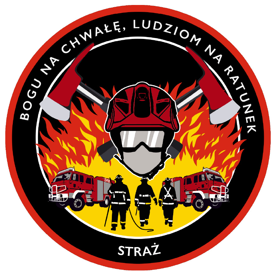 NASZYWKA / PATCH STRAŻ TOPORKI WOZY STRAŻACY (HY-MASKI-028)