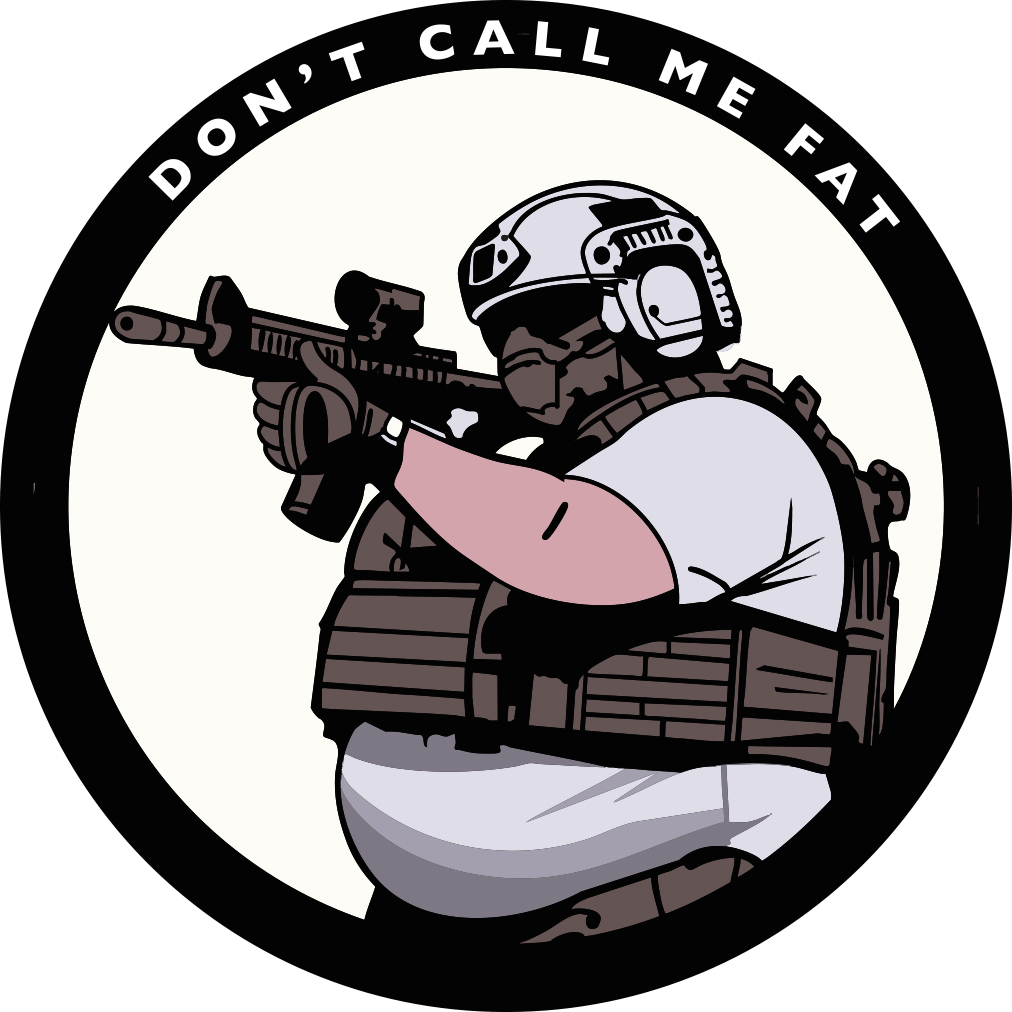 NASZYWKA / PATCH  Don’t Call Me Fat  (HY-MASKI-021)