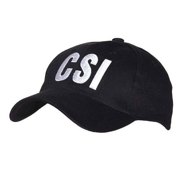 Czapka Baseball Czarna CSI Fostex