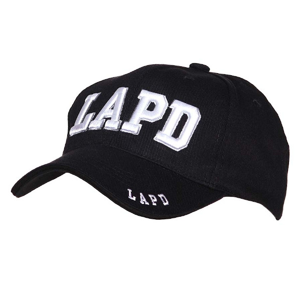 Czapka Baseball Czarna LAPD Fostex