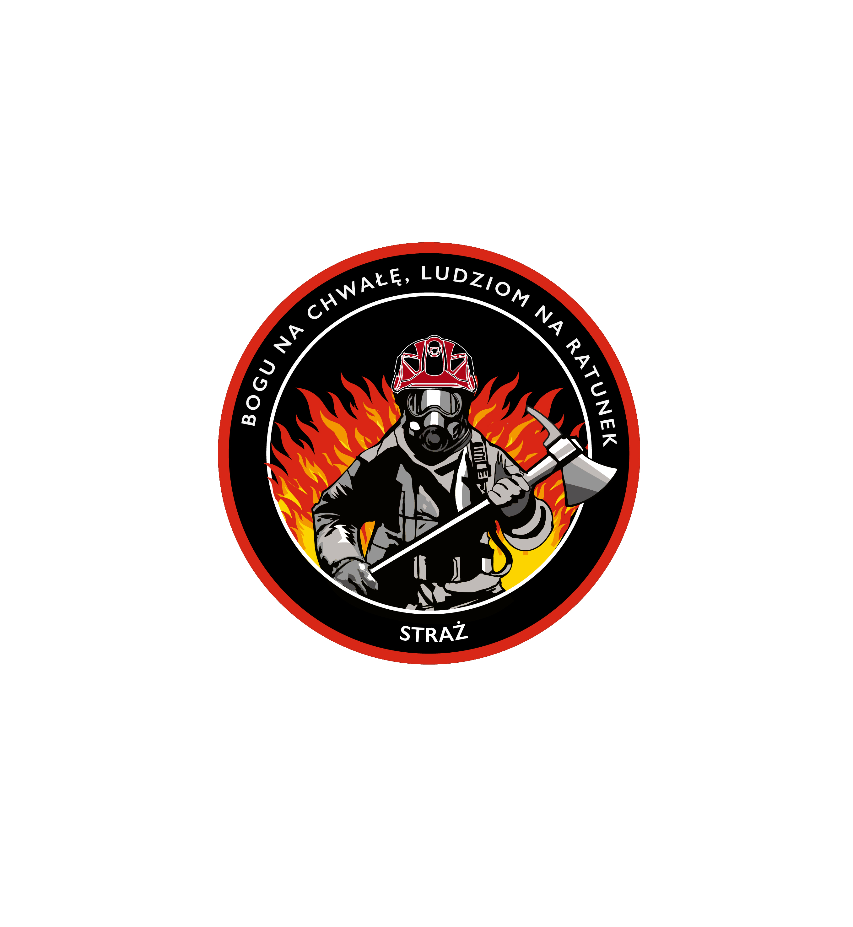 NASZYWKA / PATCH STRAŻ OGIEŃ TOPOREK (HY-MASKI-027)