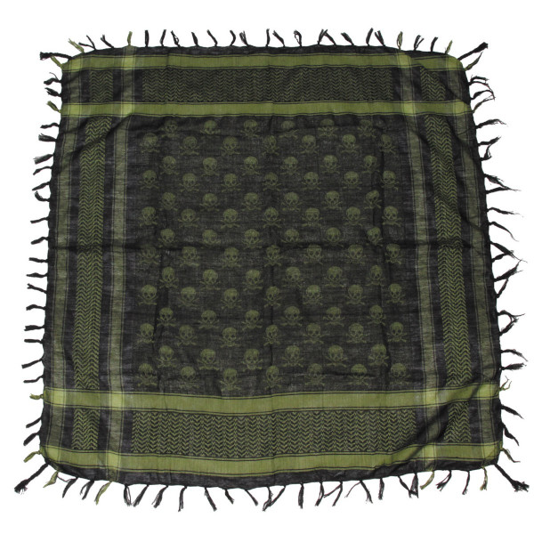 Arafatka Olive-Czarna Skull MFH