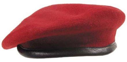 Beret BW czerwone