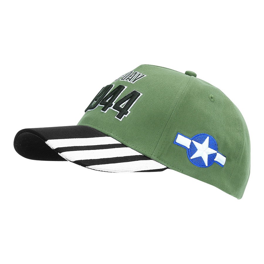 Czapka baseballowa Zielona D-Day 1944 3D Fostex