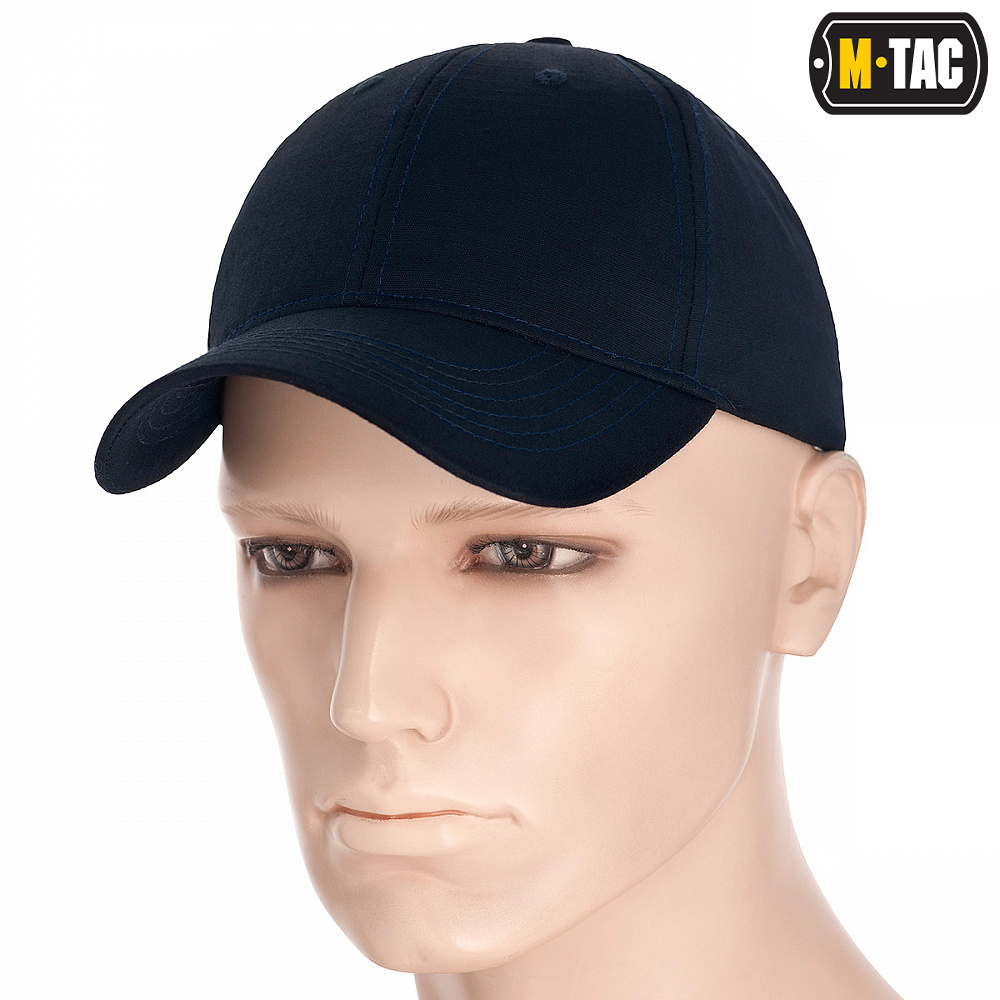 M-Tac czapka z daszkiem Flex Rip-Stop Dark Navy Blue L/XL