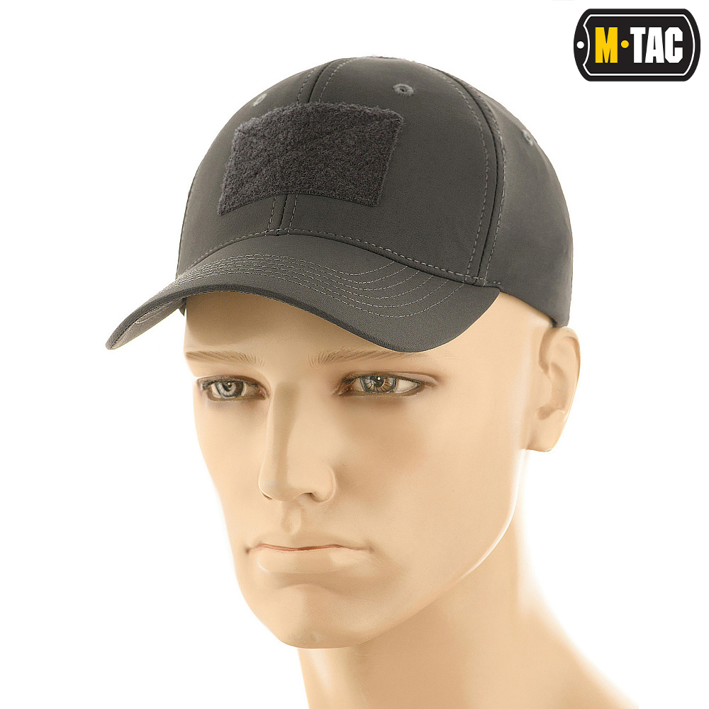 M-Tac Taktyczna Czapka z Daszkiem Flex Lightweight Grey S/M