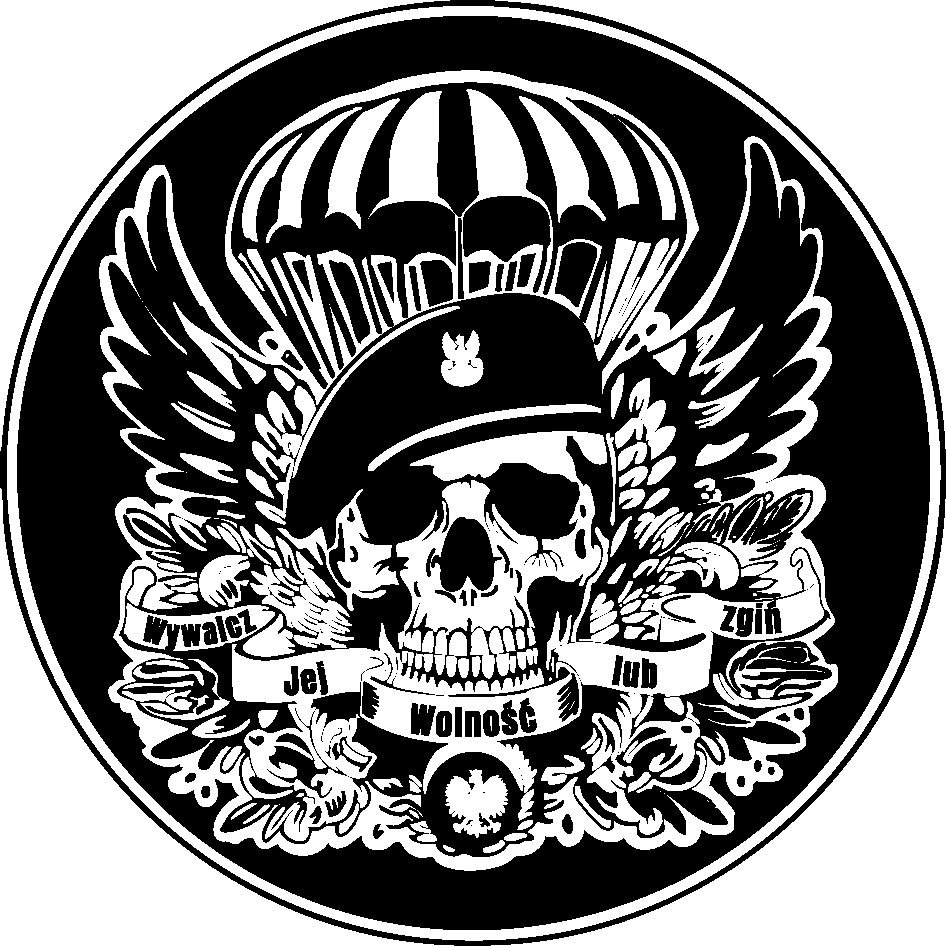 NASZYWKA / PATCH EMBLEMAT CZACHA SPADOCHRON  (HY-MASKI-024)