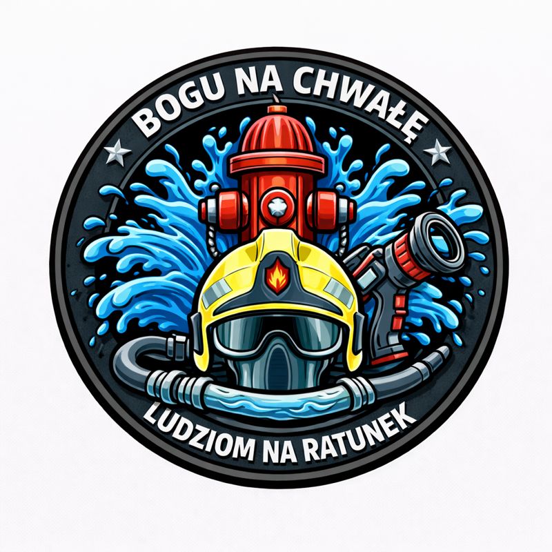 NASZYWKA / PATCH STRAŻ HYDRANT (HY-MASKI-015)
